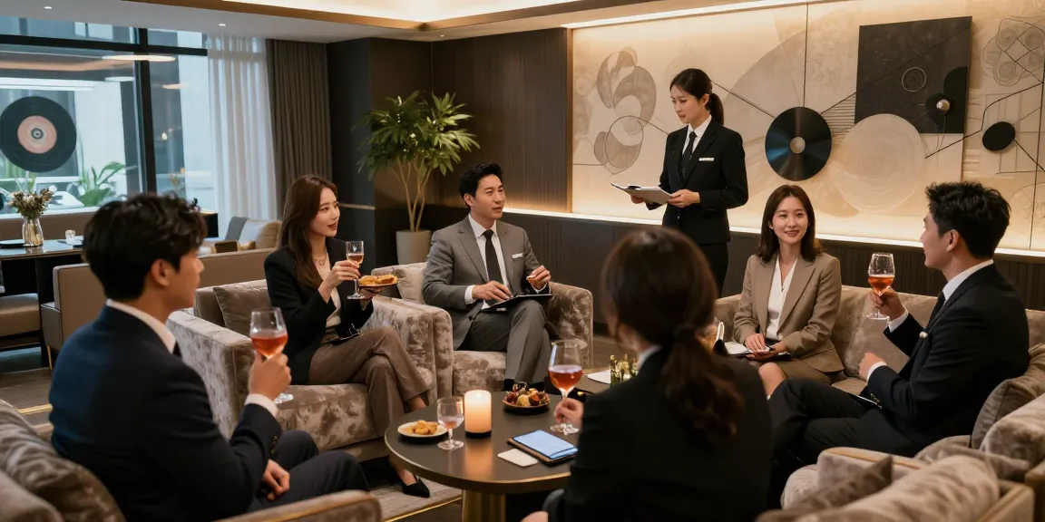 강남구구단 쩜오의 세련된 프라이빗 룸과 고급스러운 분위기