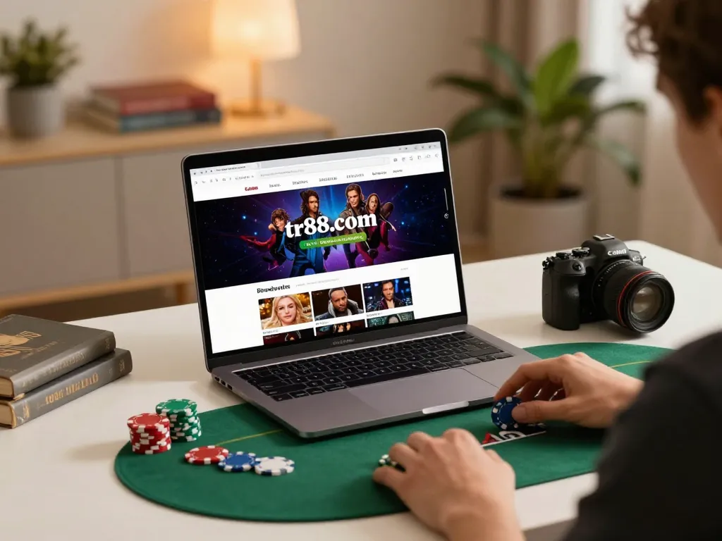 Engaging user experience on tr88.com during online casino gameplay with stylish design and cozy setup.